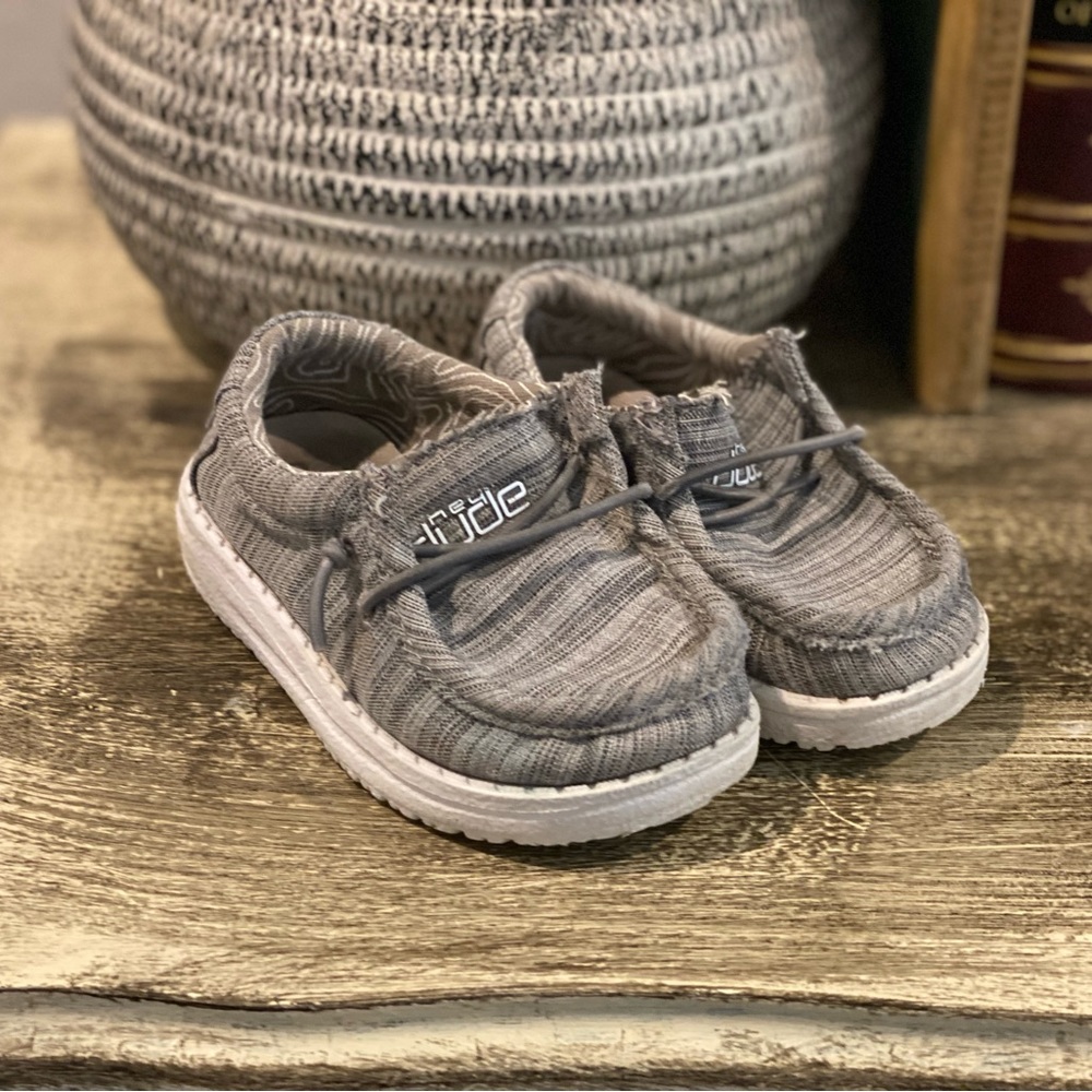 Hey Dude Grey Toddler size 6